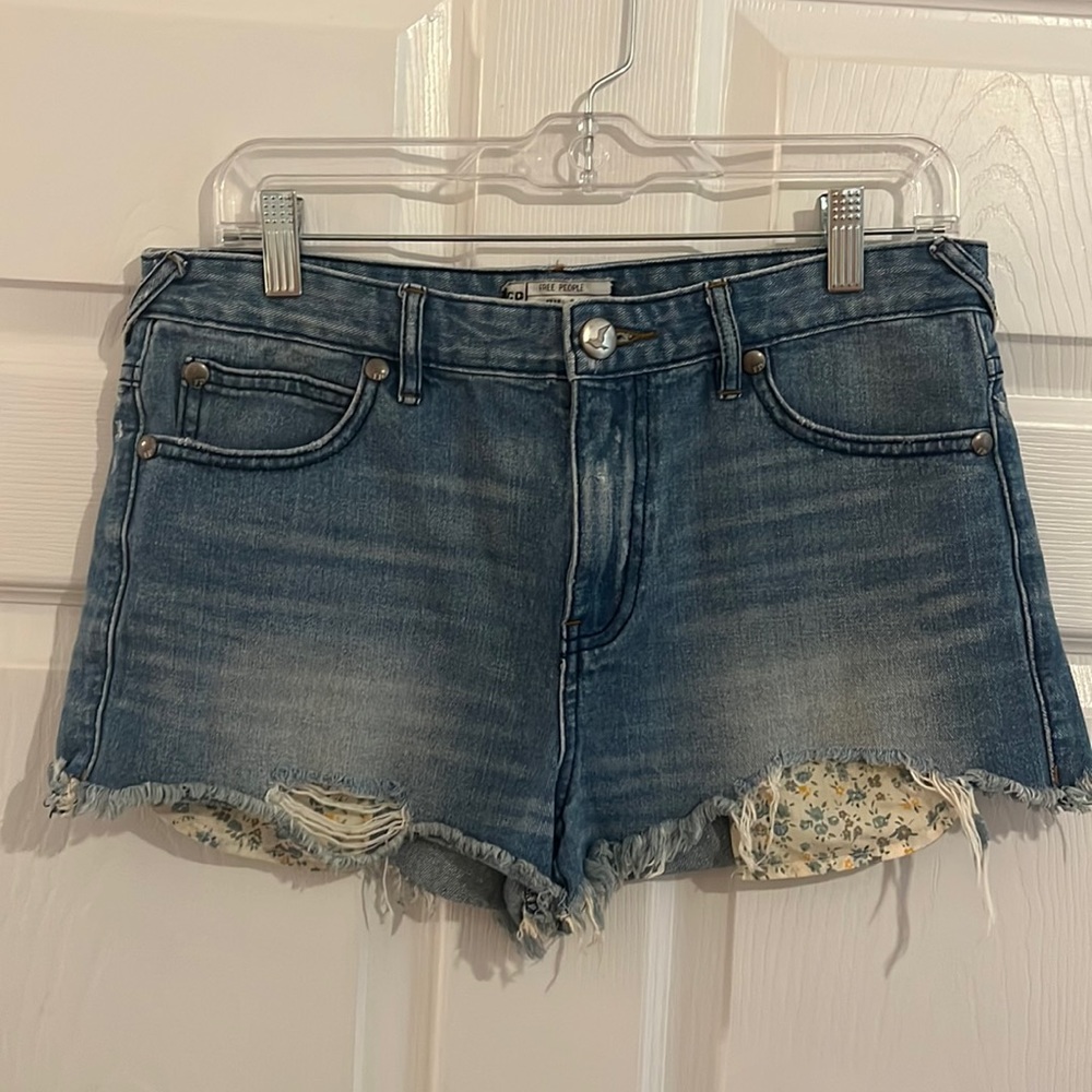 Free People Denim Shorts